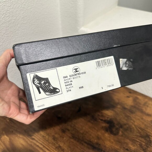 Chanel Leather Ankle Boots - Picture 3 of 9